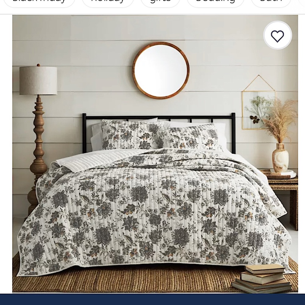 Bee & Willow™ Cary Floral Full/Queen Quilt With your choice of shams